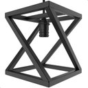 Ver imagem 4 de Pendente Luminária Quadrada Industrial Preto