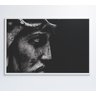 Quadro Estatua Jesus Cristo - 60x40 cm - Vidro Impresso - 2