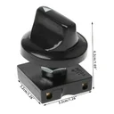 Ver imagem 4 de Interruptor Chave Botão Reparo Ventilador Circulador 3 Vel.