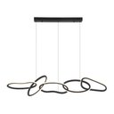 Ver imagem 4 de Lustre Pendente Nordecor Zena 2596 Preto Led Bivolt Preto 2596