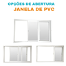 Janela Correr Pvc 120x200x10 Branca 3 Folhas - 4