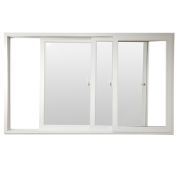 Janela Correr Pvc 120x200x10 Branca 3 Folhas - 2