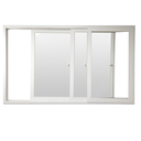 Ver imagem 2 de Janela Correr Pvc 120x200x10 Branca 3 Folhas