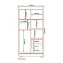 Ver mais imagens de Conjunto Guarda-Roupa 2 Portas de Correr e 2 Gavetas Antares com Cômoda 1 Porta e 4 Gavetas Vega Marrom/Marrocos/Off White