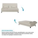 Ver imagem 4 de Sofá Cama Reclinável 3 Lugares 188cm Nassau Yescasa