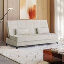 Ver imagem 1 de Sofá Cama Reclinável 3 Lugares 188cm Nassau Yescasa