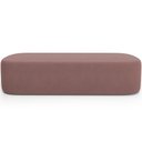 Ver imagem 7 de Cabeceira Cama Box King 195cm Lanna com Puff Recamier Doha W01 Suede Rosê - Lyam Decor