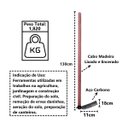 Ver imagem 4 de Enxadão Sul em Aço Cabo Madeira Agrícola Jardim Horta 130cm Minasul