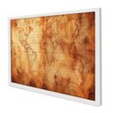 Ver imagem 1 de Quadro Decorativo Mapa Marítimo em Moldura Caixa Tacolado Moldura Trad 1cm Branca com Vidro 40 X 60c