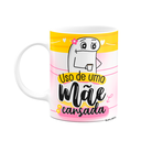 Ver imagem 1 de Caneca Flork Mães - Uso de Uma Mãe Cansada - Branca