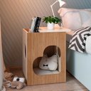 Ver imagem 7 de Rack 60 Pol Mesa Centro e Apoio Sala Lop4 Carvalho Off White Arly
