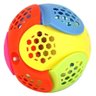 BOLA MALUCA MONTA E DESMONTA LUZ E SOM PULA VIBRA COLORIDA INFANTIL BRINQUEDO MUSICAL - 1