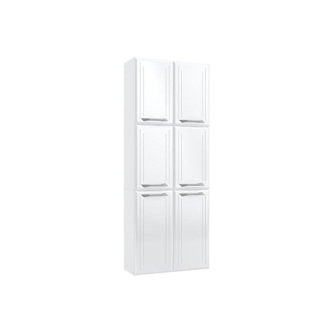 Paneleiro de Cozinha Modulado Topázio c/ 6 Portas Branco - Telasul