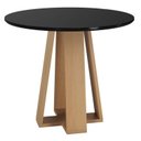 Ver imagem 1 de Mesa Redonda para Sala de Estar Moderno Amarelo/Mel/Preto