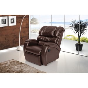 Poltrona Reclinável Imperial Zero Wall Courissimo:marrom 850