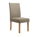 Ver imagem 6 de Conjunto para Sala de Jantar 1 Mesa Redonda com 4 Cadeiras Off White/Mel