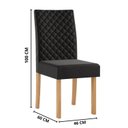 Ver imagem 4 de Conjunto Sala de Jantar 1 Mesa Redonda com 4 Cadeiras