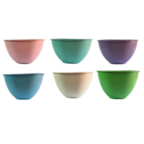 Kit 10 Tigelas Bowl de 3,5 litros Para Armazenamento de alimentos, Saladas, Doces Arte Vítrea Design