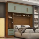 Ver imagem 1 de Módulo Closet Smart Aéreo com Criado 2 Gavetas com Maleiro Expresso Movéis