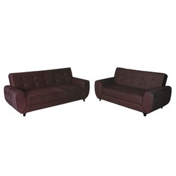 Conjunto de Sofás 3 e 2 Lugares Cristal - 2