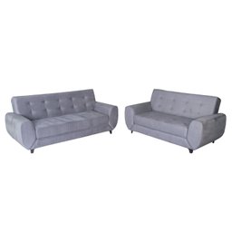 Conjunto de Sofás 3 e 2 Lugares Cristal - 2