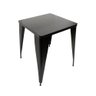 Conjunto Mesa Industrial em Aço Iron Tolix com 2 Cadeiras Preta Assento Sublimado - 3