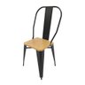 Conjunto Mesa Industrial em Aço Iron Tolix com 2 Cadeiras Preta Assento Sublimado - 2