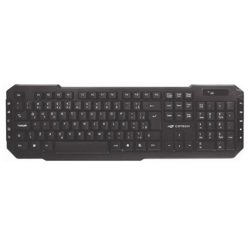 Kit Teclado e Mouse K-w40bk: Pilhas Aa e Aaa - 3