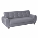 Ver imagem 2 de Sofá 3 Lugares 206cm 90cm x 82cm Cristal Cinza