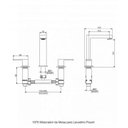 Ver imagem 2 de Misturador para Lavatório Mesa Bica Baixa Flaunt Preto Fosco Perflex