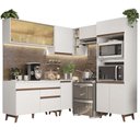 Ver imagem 3 de Armário de Cozinha Completa de Canto 402cm Branco Reims Madesa Xa02