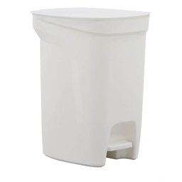 Lixeira Tramontina Compact 10l em Polipropileno Branco com Haste em Aço Galvanizado Tramontina - 1
