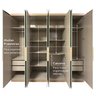 Guarda-roupa 8 Portas 240cm X 220cm X 47cm Milan - 4