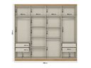 Ver mais imagens de Guarda-Roupa Casal 8 Portas 4 Gavetas 240cm x 220cm x 47cm Milan Verde/Capuccino/Menta