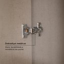 Ver imagem 6 de Guarda-Roupa Casal 8 Portas 4 Gavetas 240cm x 220cm x 47cm Milan Verde/Capuccino/Menta