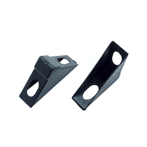 Cantoneira De Proteção Para Moveis 18 X 56 X 56 Mm Preta (Kit C/100)