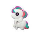 Ver imagem 1 de Mordedor em Silicone I com Estojo Dican - Unicórnio Lilás