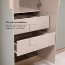 Ver imagem 5 de Guarda-Roupa Casal 8 Portas 4 Gavetas 240cm x 220cm x 47cm Milan Off White/Capuccino