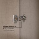 Ver imagem 6 de Guarda-Roupa Casal 8 Portas 4 Gavetas 240cm x 220cm x 47cm Milan Off White/Capuccino
