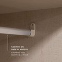 Ver imagem 4 de Guarda-Roupa Casal 8 Portas 4 Gavetas 240cm x 220cm x 47cm Milan Off White/Capuccino