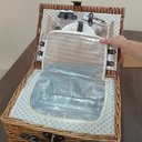 Ver mais imagens de Jogo 14 Peças Cesto Organizador de Fibra Natural Marrom 20x40x30cm Multiuso Sala