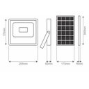 Ver imagem 3 de Refletor Solar Led Tr Sun Taschibra 25w Preto 6500k C/ Controle Remoto