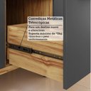 Ver imagem 7 de Conjunto para Lavanderia com 3 Peças 100% MDF Vicenza Espresso Móveis Cinza/Amêndoa/Chumbo