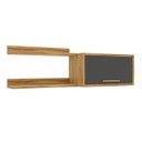 Ver imagem 3 de Conjunto para Lavanderia com 2 Peças 100% MDF Vicenza Espresso Móveis Cinza/Amêndoa/Chumbo