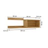Conjunto para Lavanderia com 2 Peças 100% Mdf Vicenza Espresso Móveis - 5