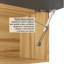 Ver mais imagens de Conjunto para Lavanderia com 2 Peças 100% MDF Vicenza Espresso Móveis Cinza/Amêndoa/Chumbo