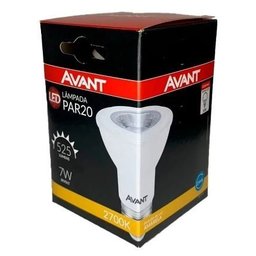Kit 10 Lâmpada Led Avant Par20 7W 525 Lúmens E27 Bivolt 2700 K - Branco Quente - 3