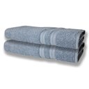 Ver imagem 3 de 10 Toalhas Grande 2 Verde 2 Rosê 2 Cinza 2 Azul 2 Branco