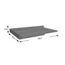 Ver imagem 3 de Gabinete de Cozinha Modulado Balcão C/ Tampo Ciela R627 Canto Reto C/ 1 Porta 98cm Canela -