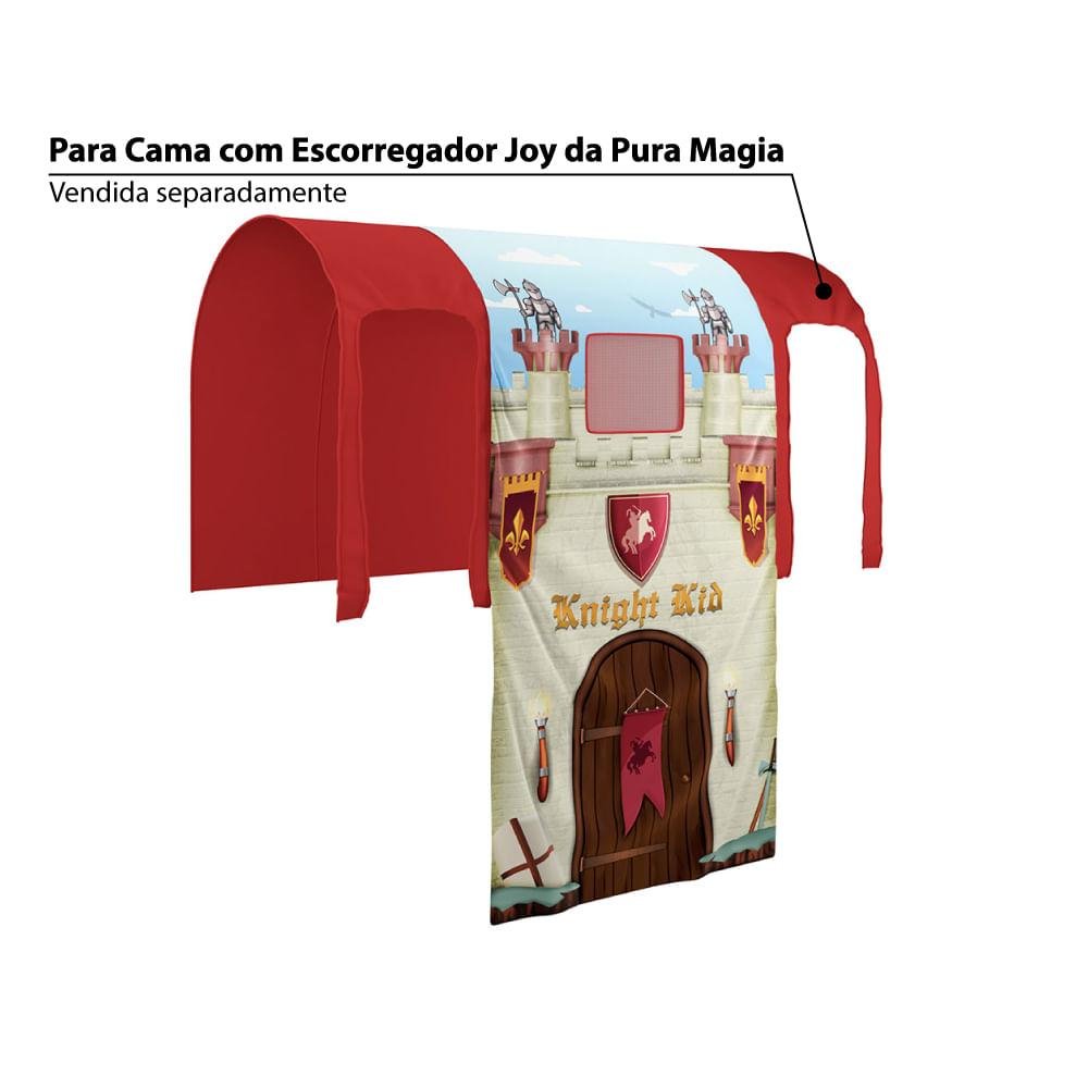 Dossel Infantil Barraca Castelo Forte Joy - Vermelho - 3